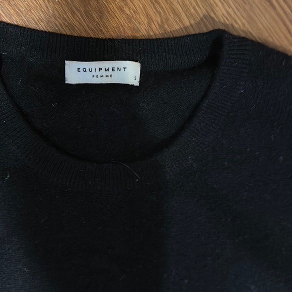 EQUIPMENT cashmere sweater striped tunic small - Picture 2 of 5